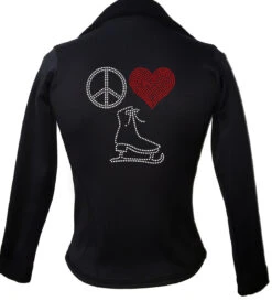 Kami-So Polartec Ice Skating Jacket - Peace Love Skate 3