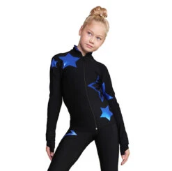 IceDress Figure Skating Pants - Thermal - Star Sky (Black With Cornflower Blue) -DUMBA Clothing Shop 077b3c0c08d2 28719 64955 31039.1601469343