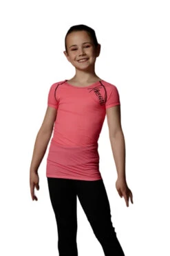 Elite Xpression - Performance Short Sleeve Shirt-Coral