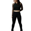 Elite Xpression - Reversible Crossed Black Shirt With Mesh Sleeve