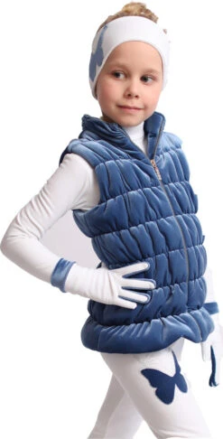 IceDress Figure Skating Vest - Thermal - Velvet (Dolphin) -DUMBA Clothing Shop 1 41862 48434 32336.1582509984
