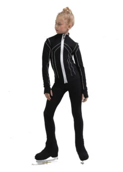 IceDress Figure Skating Pants - Thermal - Kant (Black With White) -DUMBA Clothing Shop 1 63354 63976 51896.1582512921