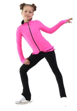 IceDress Figure Skating Jacket - Thermal - Minx (Hot Pink With Black) -DUMBA Clothing Shop 1 71187 99781 06541.1582512290