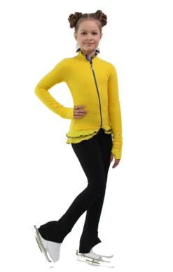 IceDress Figure Skating Jacket - Thermal - Minx (Yellow, Cornflower, Black) -DUMBA Clothing Shop 1 75889 59442 42042.1582541104