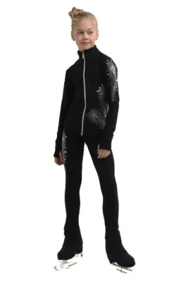 IceDress Figure Skating Jacket - Thermal - Firebird (Black) -DUMBA Clothing Shop 1 91824 00333 97055.1582517737
