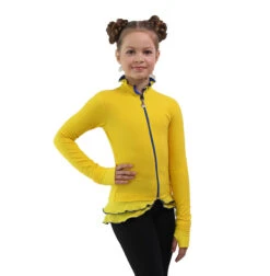 IceDress Figure Skating Jacket - Thermal - Minx (Yellow, Cornflower, Black) -DUMBA Clothing Shop 2 35129 43717 62857.1582541104
