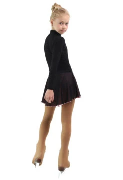 IceDress - Figure Skating Skirts - Harmony (Black With Light Pink ) -DUMBA Clothing Shop 2e36c6e270f7 94179 28702 28438.1582510159
