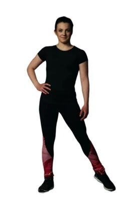 Elite Xpression - High Waist Black Legging - Marbled Coral -DUMBA Clothing Shop 3 PhotoRoom.1685363601 92215.1685365452