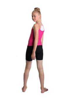 IceDress - Two-color Figure Skating Cami Top (Fuchsia And White) -DUMBA Clothing Shop 3.1672310833 22931.1672314499