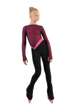 IceDress - Figure Skating Training Overalls - Vector (Pink) -DUMBA Clothing Shop 3.1672311359 09586.1672314588