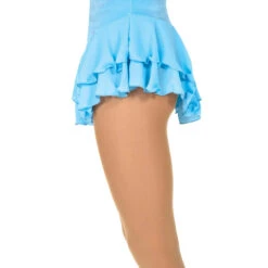 Jerry's 312 Two Tier Figure Skating Skirts - Crystal Blue
