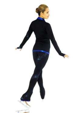 Kami-So Figure Skating Jacket - Crystal Spiral Royal (15% OFF)