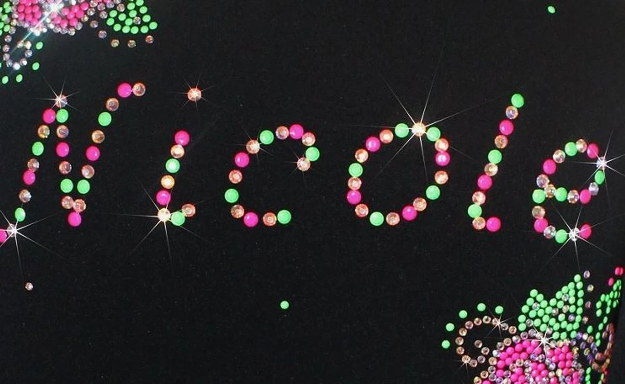 Personalized Ice Skating Jacket With "Roses Swirls" Design (Final Slae) 3 Personalized Ice Skating Jacket With "Roses Swirls" Design (Final Slae) - Image 3