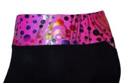 Criss Cross Poly/Spandex Party Pink Ice Skating Pants -DUMBA Clothing Shop 3 93144.1667940553