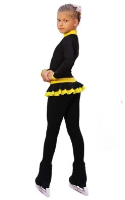 IceDress - Figure Skating Training Overalls - Valley (Black With Yellow) -DUMBA Clothing Shop 3a1ba233b47d 55725 00039.1582497492