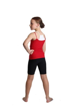 IceDress - Two-color Figure Skating Cami Top (Red And White) -DUMBA Clothing Shop 4.1672310508 21954.1672314463