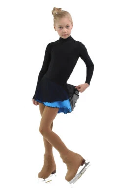 IceDress - Figure Skating Skirts - Harmony (Black With Blue ) -DUMBA Clothing Shop 40c81f35b101 13993 70404 95367.1582511698