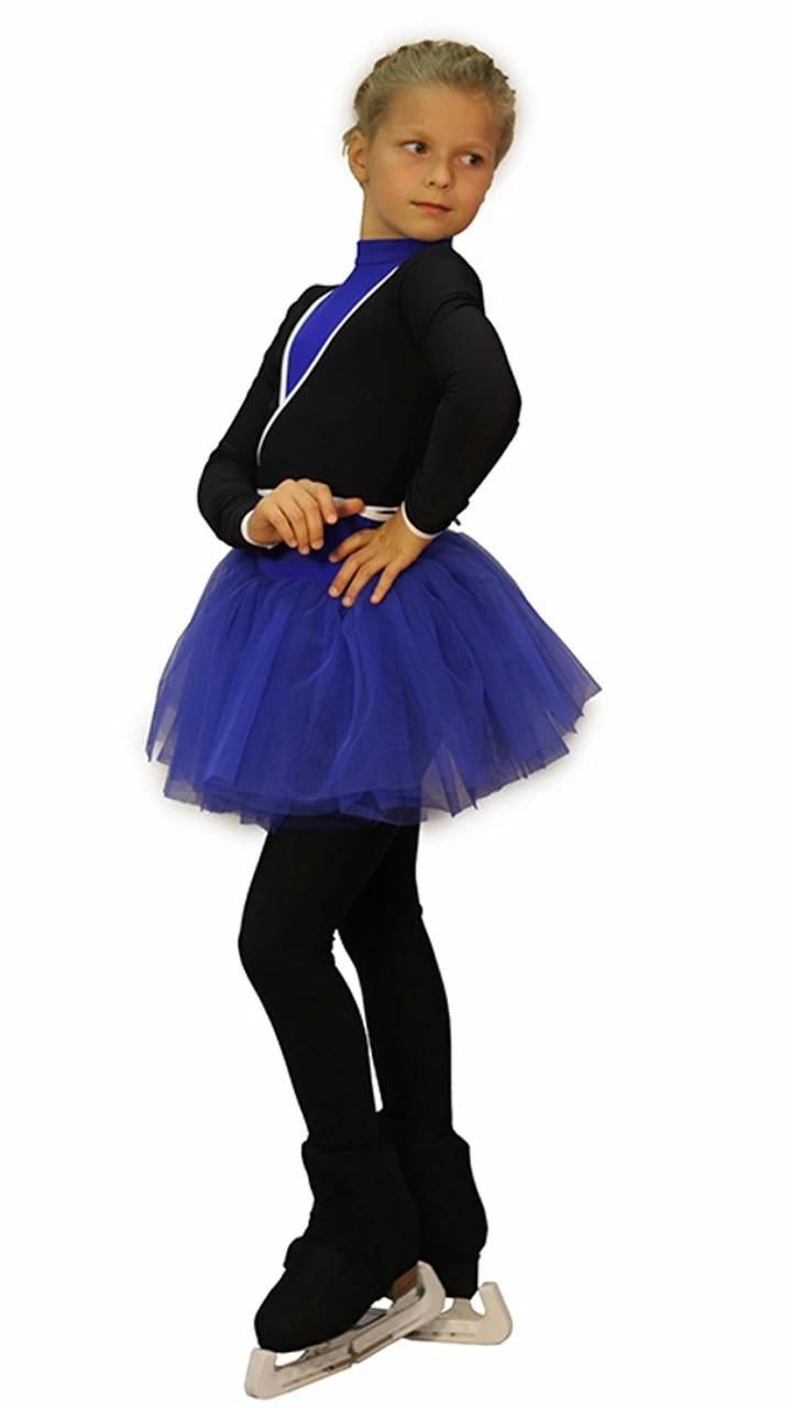 IceDress - Figure Skating Skirts - Tutu (Cornflower Blue) 3 IceDress - Figure Skating Skirts - Tutu (Cornflower Blue) - Image 3