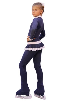 IceDress - Figure Skating Training Overalls - Valley (Grey-Dark Blue With White) -DUMBA Clothing Shop 4be9498f16c6 95353 58909.1582441493