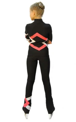 IceDress Figure Skating Outfit - Thermal - Bauer (Black, Coral And White) -DUMBA Clothing Shop 52840029c2fa 47637 15949 56889.1582444274