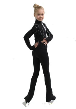 IceDress Figure Skating Pants - Thermal - Kant (Black With White) -DUMBA Clothing Shop 5 00563 60468 94957.1582512921