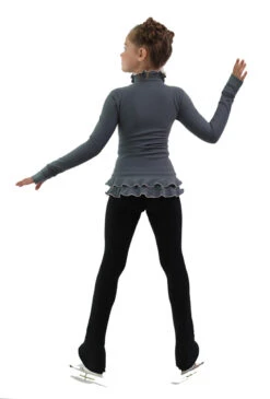 IceDress Figure Skating Jacket - Thermal - Minx (Light Grey, Pink, Black) -DUMBA Clothing Shop 5 26628 77521.1582493943