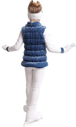 IceDress Figure Skating Vest - Thermal - Velvet (Dolphin) -DUMBA Clothing Shop 5 43351 29862 01484 34926.1582515525