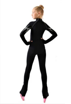 IceDress - Thermal Figure Skating Outfit - Ritm (Black And Silver) -DUMBA Clothing Shop 6.1672313078 57762.1672314731