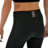 ChloeNoel P622F All Black 3" Waist Band Light Weight Fleece Figure Skating Pants With Swarovski Crystal Blocks