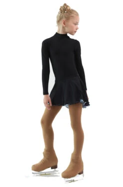 IceDress - Figure Skating Skirts - Harmony (Black With Pearl Blue ) -DUMBA Clothing Shop 7a78d5a2d71f 36404 81439.1582480331