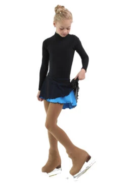 IceDress - Figure Skating Skirts - Harmony (Black With Blue ) -DUMBA Clothing Shop 7d7f9923b618 26358 94964 67255.1582511698
