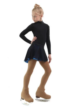 IceDress - Figure Skating Skirts - Harmony (Black With Blue ) -DUMBA Clothing Shop 882086121d80 32126 24618.1582493808