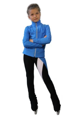 IceDress Figure Skating Outfit - Thermal - Twizzle-8 (Blue)