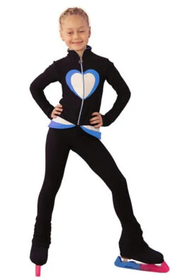 IceDress Figure Skating Outfit - Thermal - Tutti Frutti(Black, Blue, White)