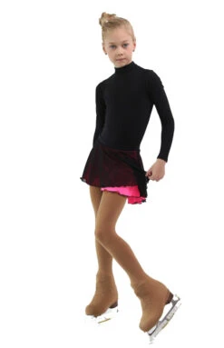IceDress - Figure Skating Skirts - Harmony (Black With Hot Pink ) -DUMBA Clothing Shop 9d162096ab15 76413 03185 34073.1582511856