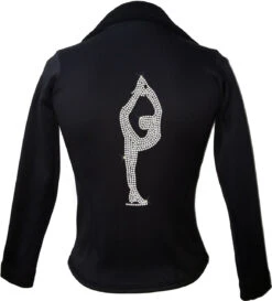Kami-So Polartec Ice Skating Jacket - Biellmann Spin -DUMBA Clothing Shop Beilman Silver 27945.1561532644