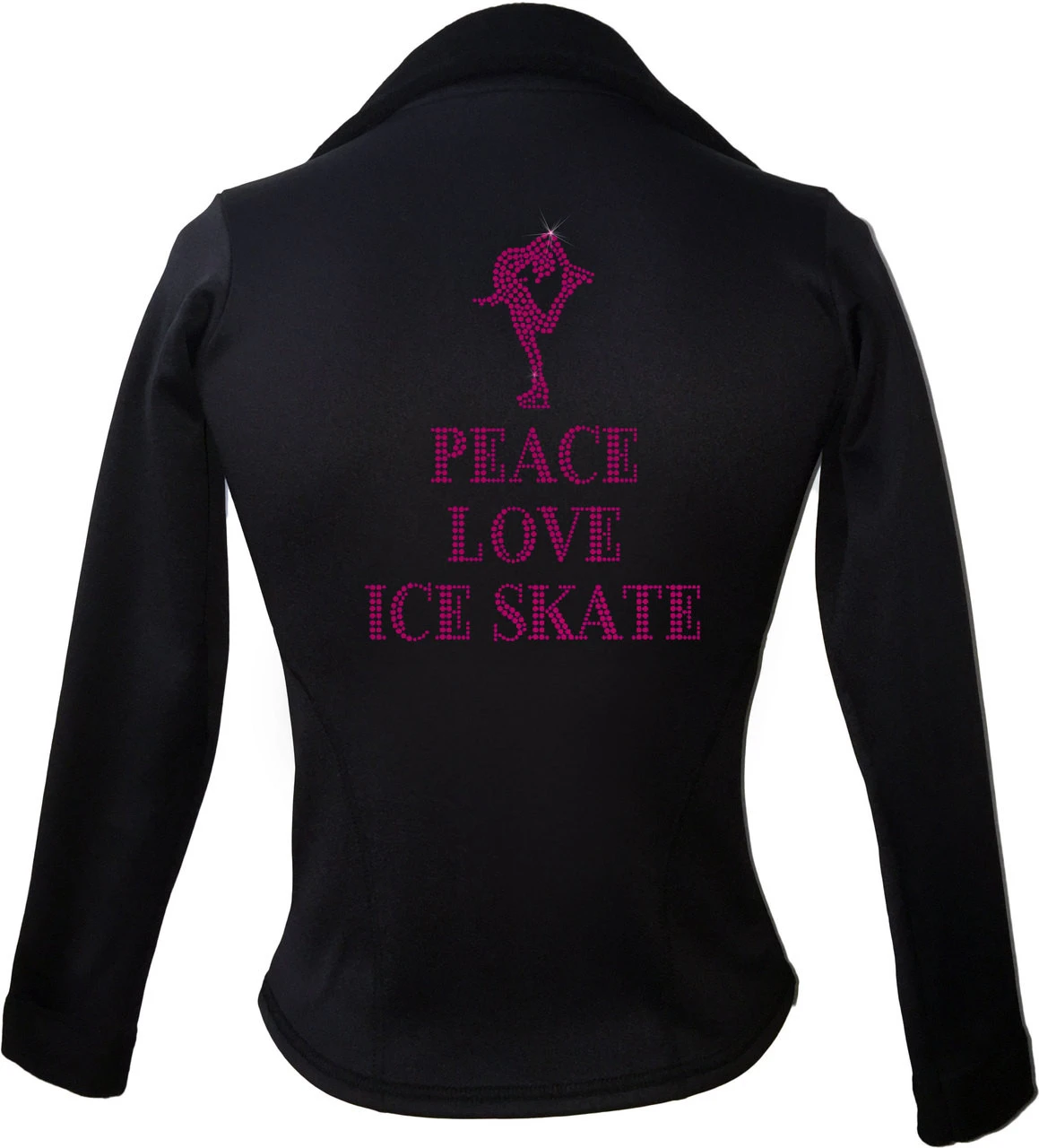 Kami-So Polartec Ice Skating Jacket - Peace Love Ice Skate 3 Kami-So Polartec Ice Skating Jacket - Peace Love Ice Skate - Image 3