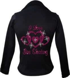 Kami-So Polartec Ice Skating Jacket - I Love Skating -DUMBA Clothing Shop I Love Ice Skating Pink 07092.1640639909