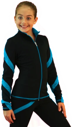 ChloeNoel J636F Fleece Figure Skating Jacket