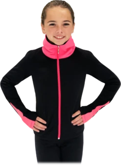 Chloe Noel JS883P Contract Elite Polartec Spiral Fleece Figure Skating Jacket -DUMBA Clothing Shop JS883P CR 56034.1657310761