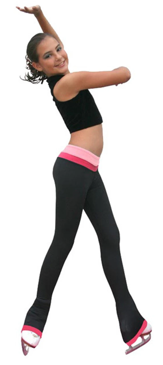 ChloeNoel P19 Reversible 2Tone Skate Figure Skating Pants With Contrast Cuff 1 ChloeNoel P19 Reversible 2Tone Skate Figure Skating Pants With Contrast Cuff