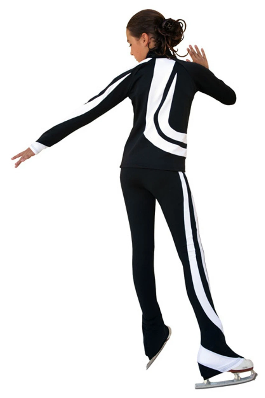 ChloeNoel P26 Swirls Skate Figure Skating Pants - Image 6