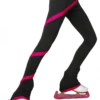 ChloeNoel P636F Spiral Light Weight Fleece Figure Skating Pants