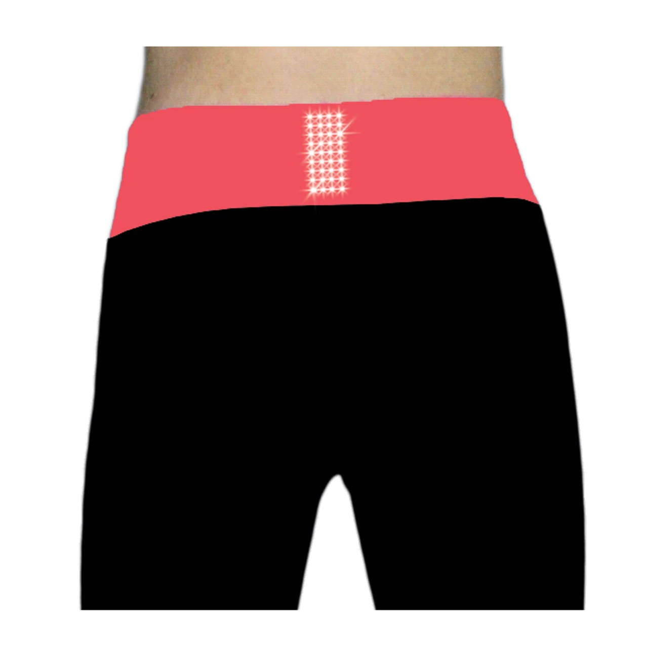 ChloeNoel PS792 3" Waist Band Black/Color Cuffs Elite Figure Skating Pants & Front Pocket & Swarovski Crystal Block 6 ChloeNoel PS792 3" Waist Band Black/Color Cuffs Elite Figure Skating Pants & Front Pocket & Swarovski Crystal Block - Image 6