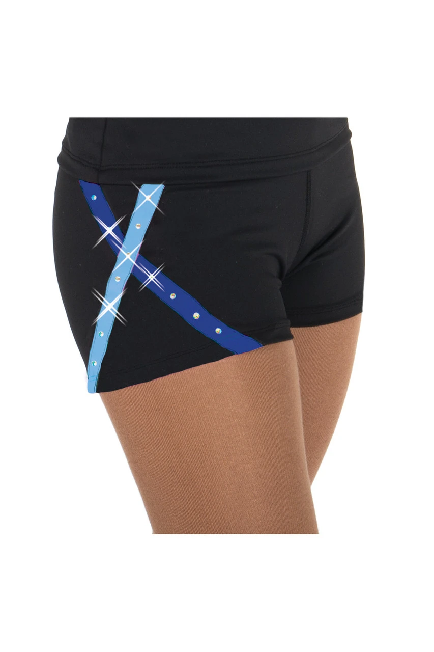 Jerry's 456 X-Bling Ice Skating Shorts - Blue 1 Jerry's 456 X-Bling Ice Skating Shorts - Blue