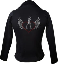 Kami-So Polartec Ice Skating Jacket - Skater Heart Wings 2