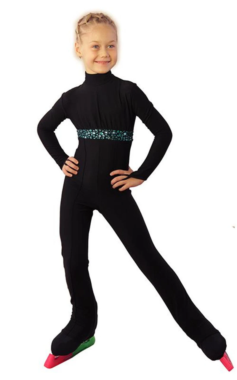 IceDress - Figure Skating Training Overalls -Style (15% OFF, Size CXS, Black) 2 IceDress - Figure Skating Training Overalls -Style (15% OFF, Size CXS, Black) - Image 2