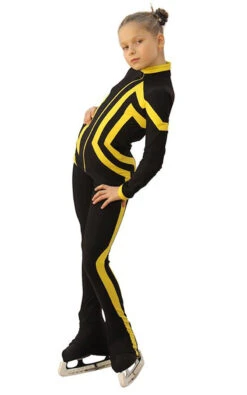 IceDress Figure Skating Outfit - Thermal - Vanguard - Sport (Black With Yellow) -DUMBA Clothing Shop a735a2f020ef 06810 05773 59171.1582443526