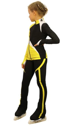 IceDress - IceDress Figure Skating Thermal Jacket - Split (Yellow)