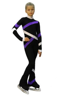 IceDress - Figure Skating Training Overalls - Quad (15% OFF, Size CXS, Black, Purple And White) -DUMBA Clothing Shop aa834da7c672 38994 91934.1681214792